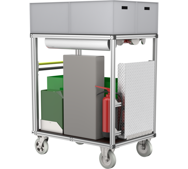 Rollcontainer Zeltheizung | © MUNK GmbH