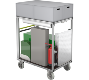 Rollcontainer Zeltheizung Ansicht 3 | © MUNK GmbH