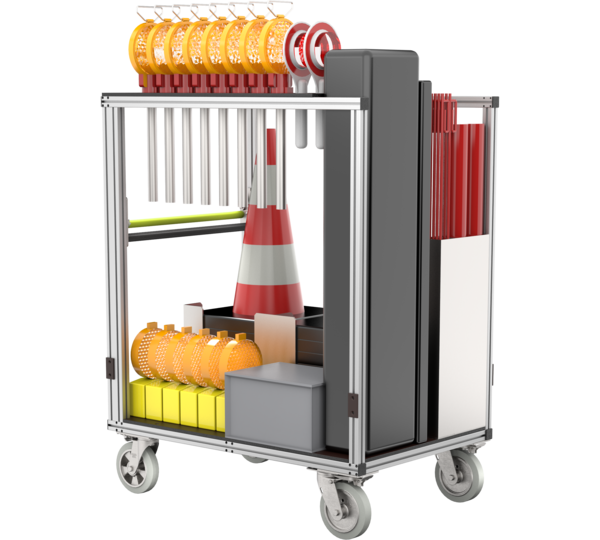 Conteneur roulant Sécurité du trafic Type 1 | © MUNK GmbH