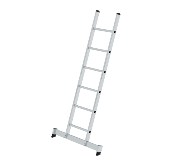 Straight ladder w. nivello stabiliser, 6 rungs | © MUNK GmbH