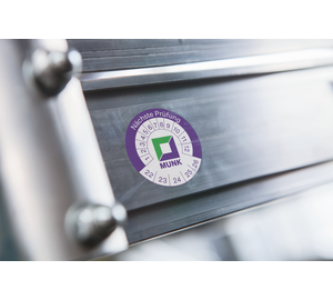 Produktaufkleber Prüfplakette | © MUNK GmbH