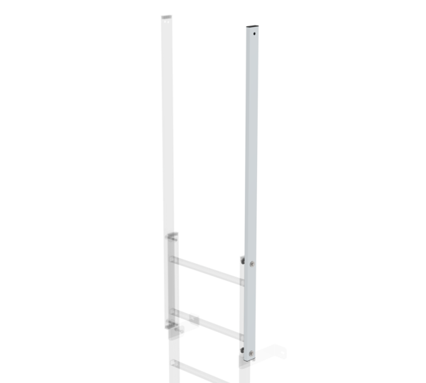 Ausstiegsholm gerade - Alu-blank, Länge 1.600mm ,  | © MUNK GmbH
