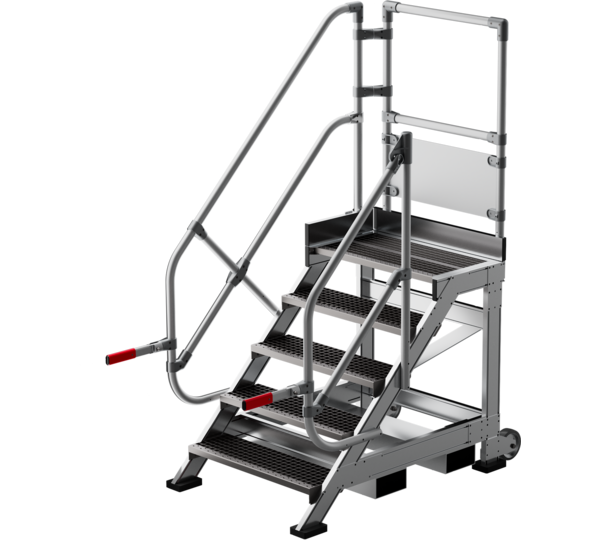 Plateforme de travail mobile avec garde-corps | © MUNK GmbH